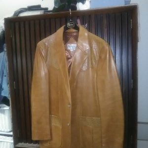 Vintage Remy Mens Leather Jacket Size 42 Unworn